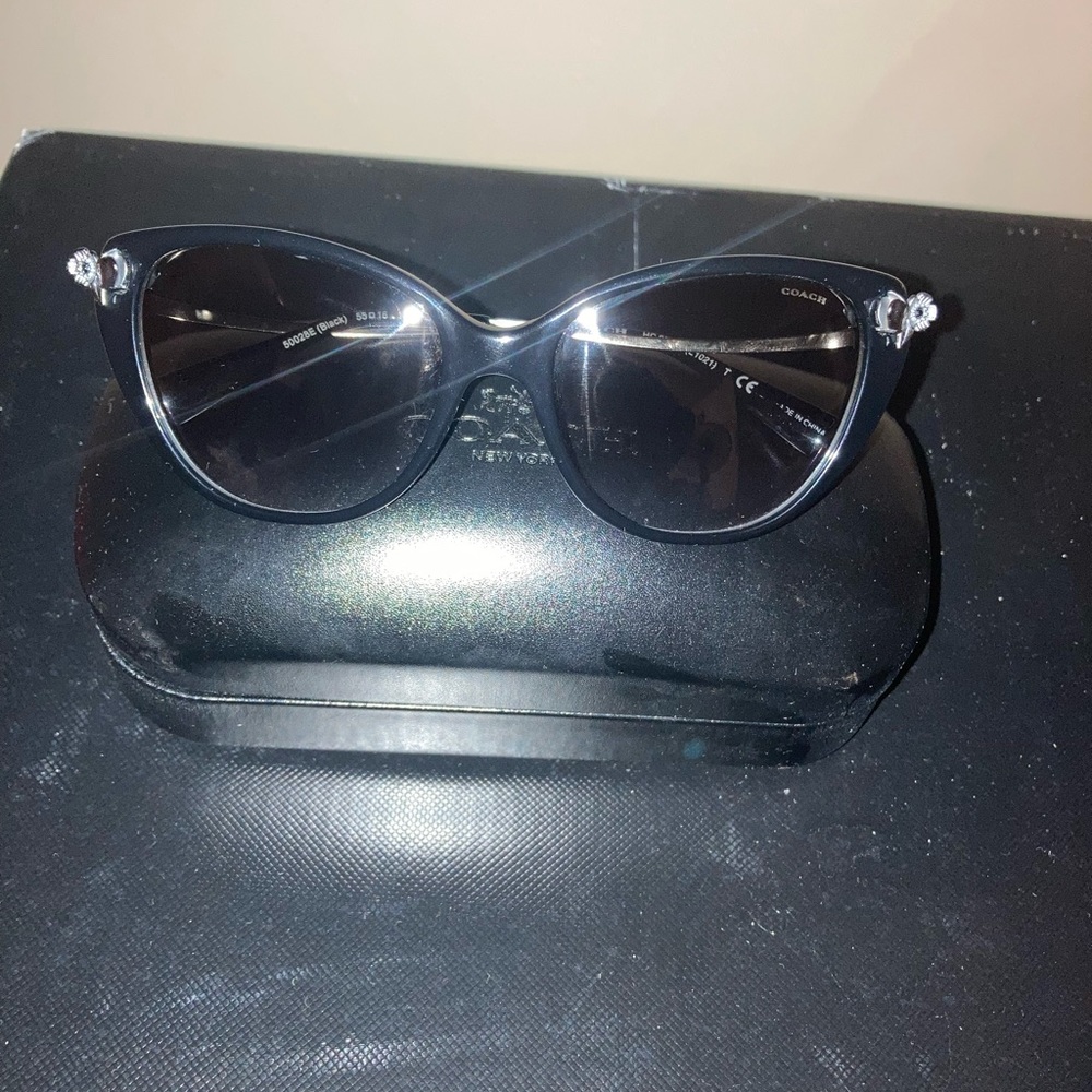 Black coach sunglasses